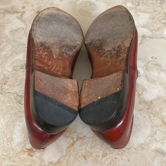 Peal & Co. For Brooks Brothers Slip On Wingtip Leather Shoes - Size 13D - Picture 11 of 12